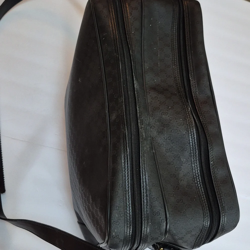 Vintage Gucci Business Bag Crossbody Micro GG Unisex